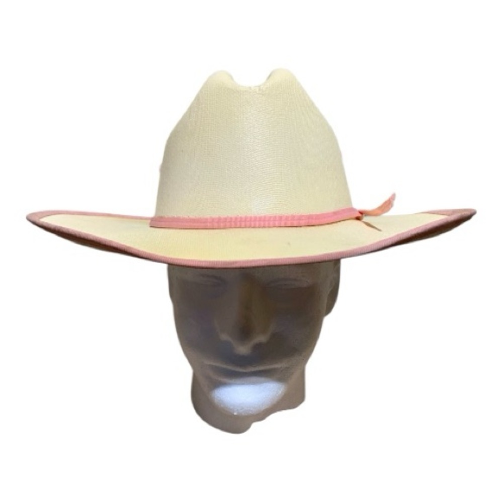 Women’s Lone Star Pride Western Core Hard Straw Hat Size 7.5
